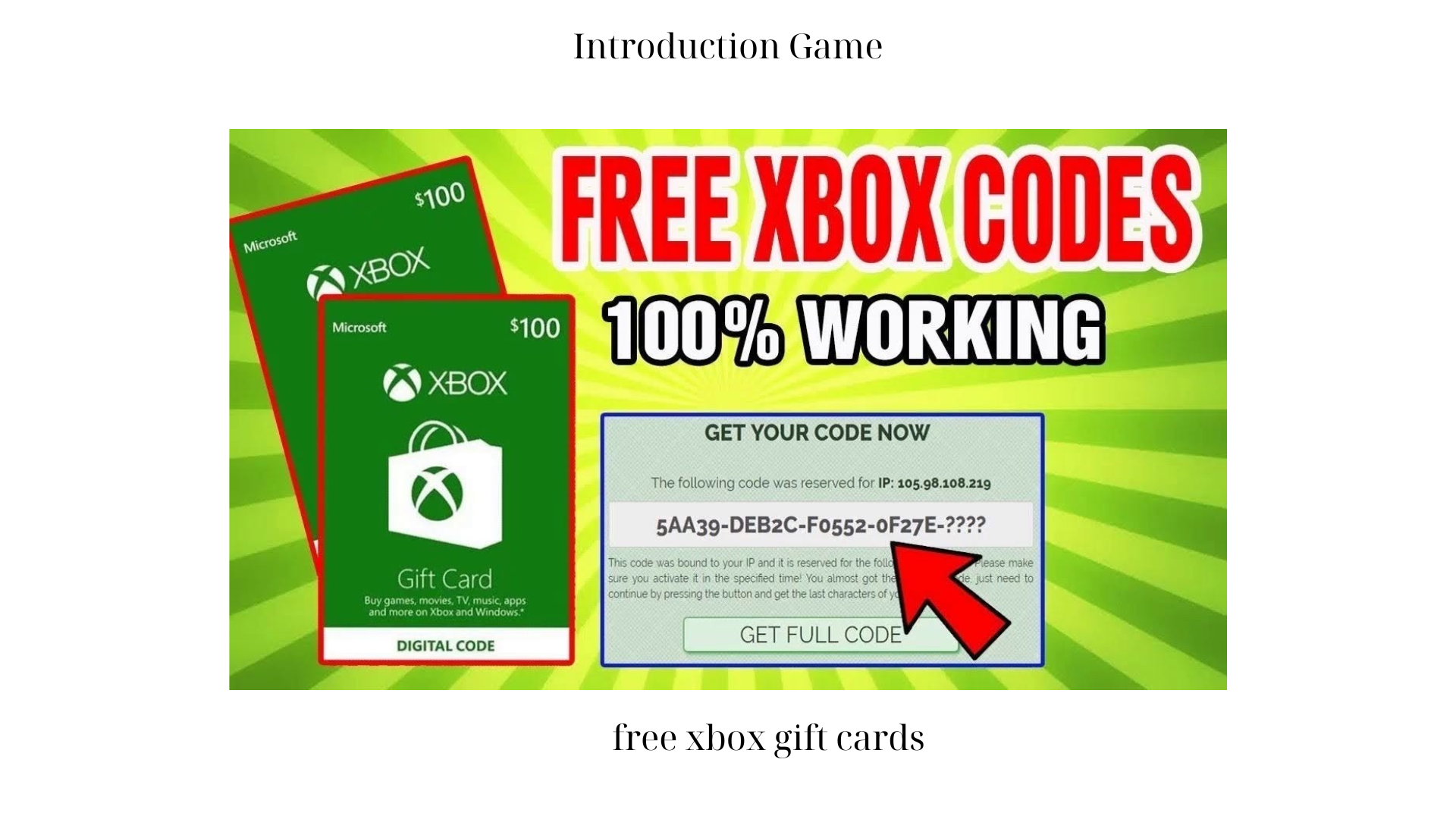 free xbox gift cards